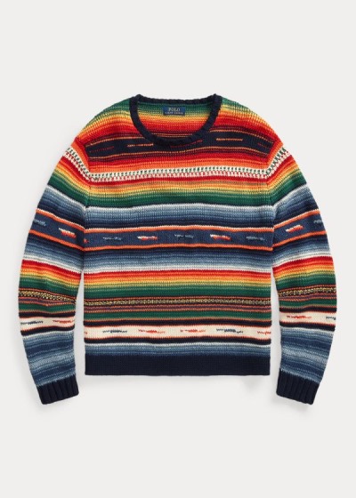 Sueter Polo Ralph Lauren Hombre Multicolor - Serape Cotton-Blend - VKXUI8276